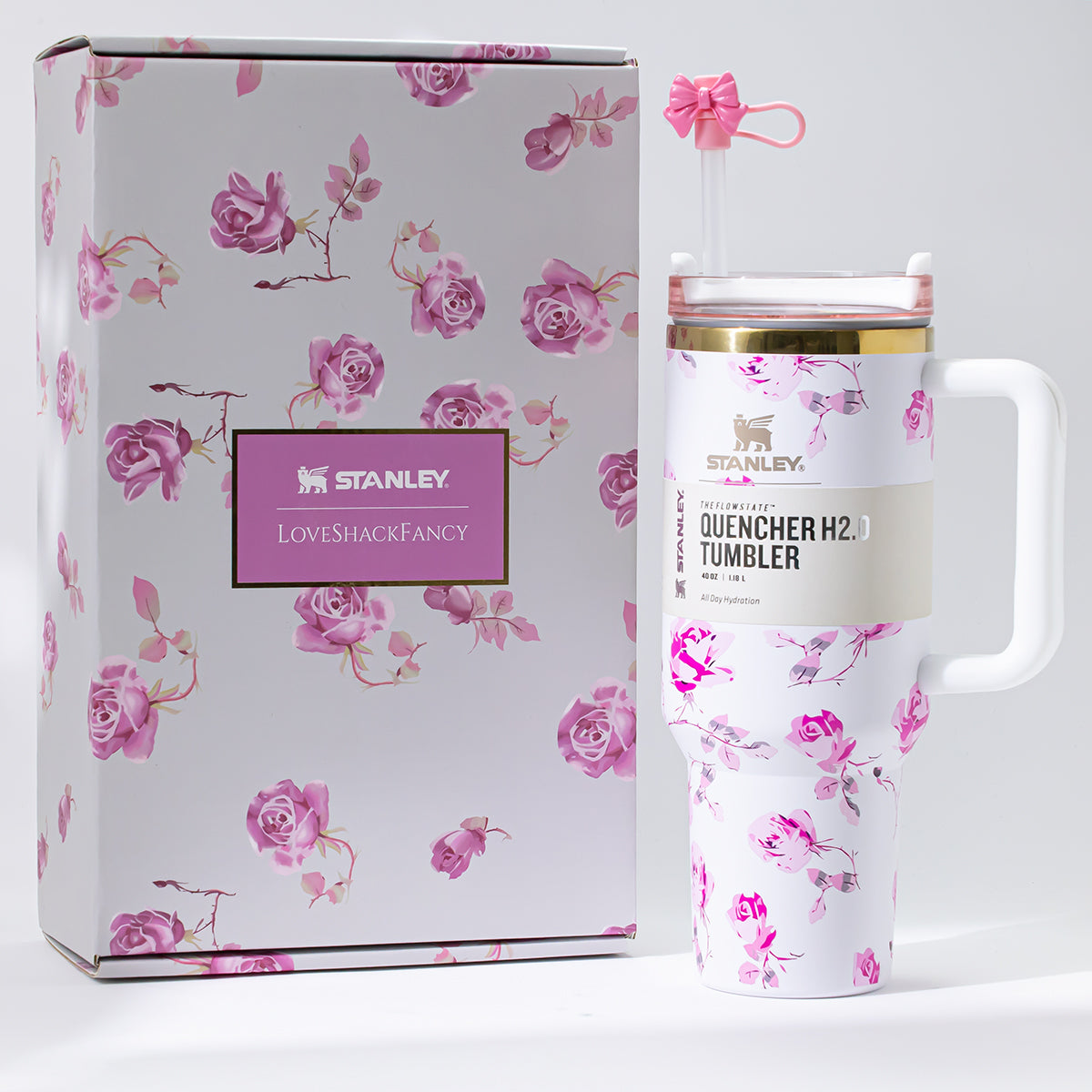 Stanley Pink Rose Garden Tumbler [Limited Edition]-0