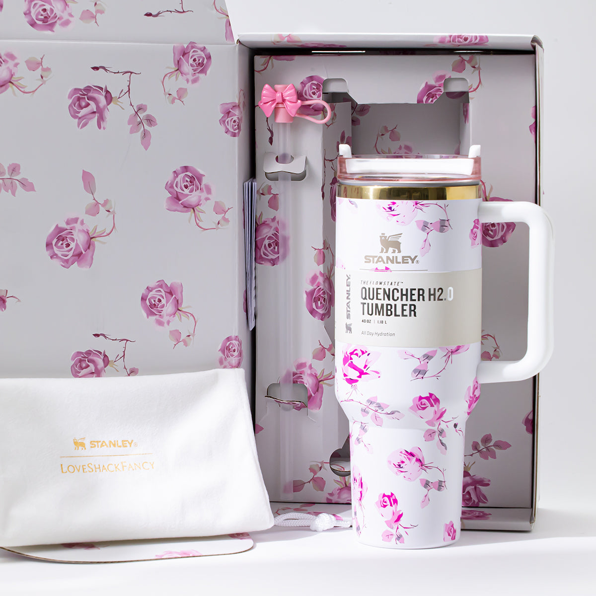 Stanley Pink Rose Garden Tumbler [Limited Edition]